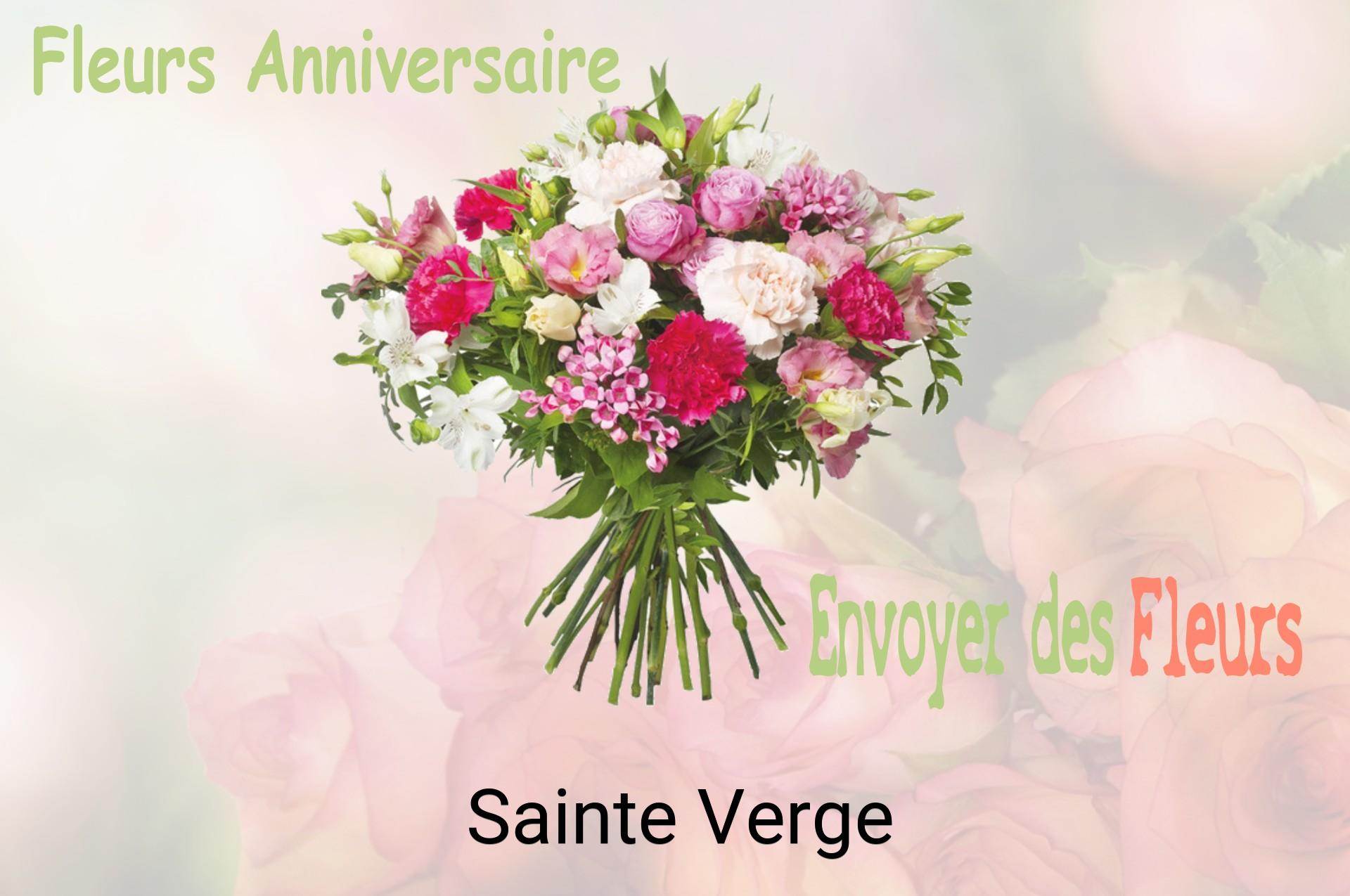 Bouquet de fleurs d’anniversaire livré à Sainte-Verge