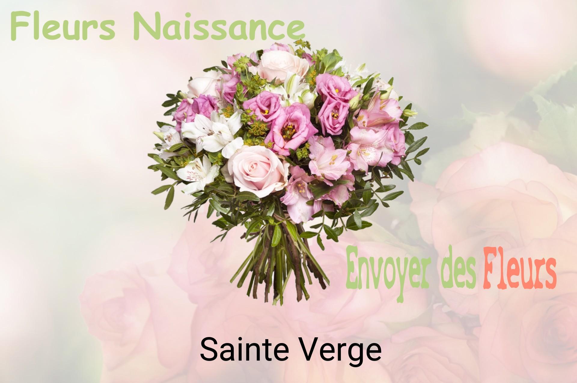 Bouquet de fleurs de naissance livré à Sainte-Verge